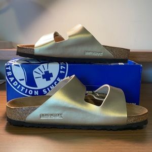 Birkenstock Arizona gold asst go